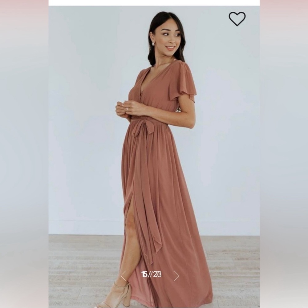 Baltic Born Kristina Dress Rosy Brown